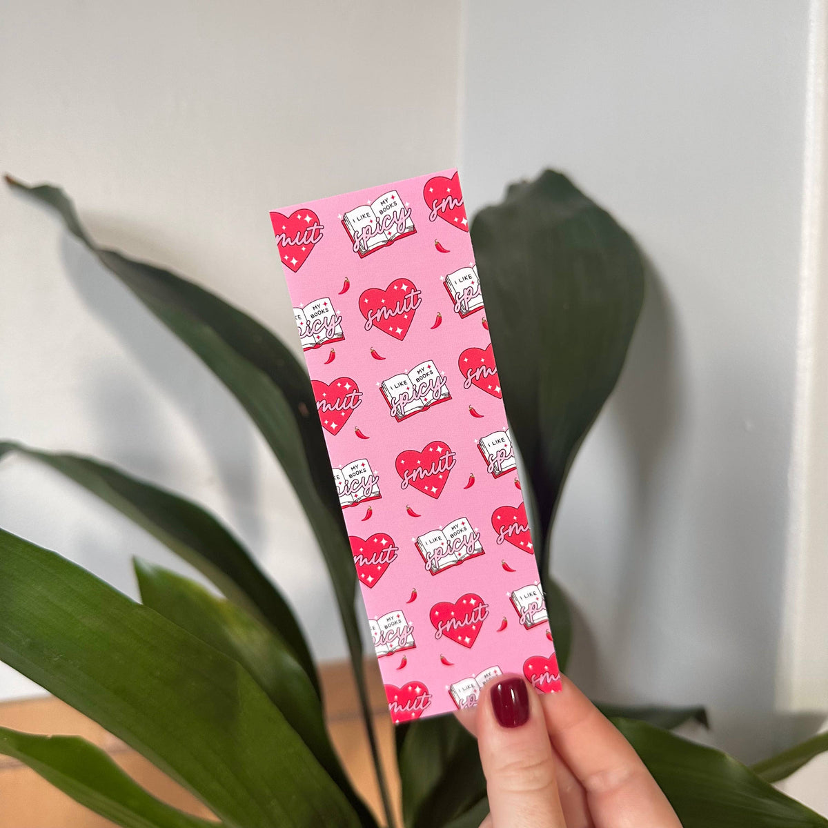 Smut Spicy Reader Bookmark Pink Girly Book Gift Bookworm
