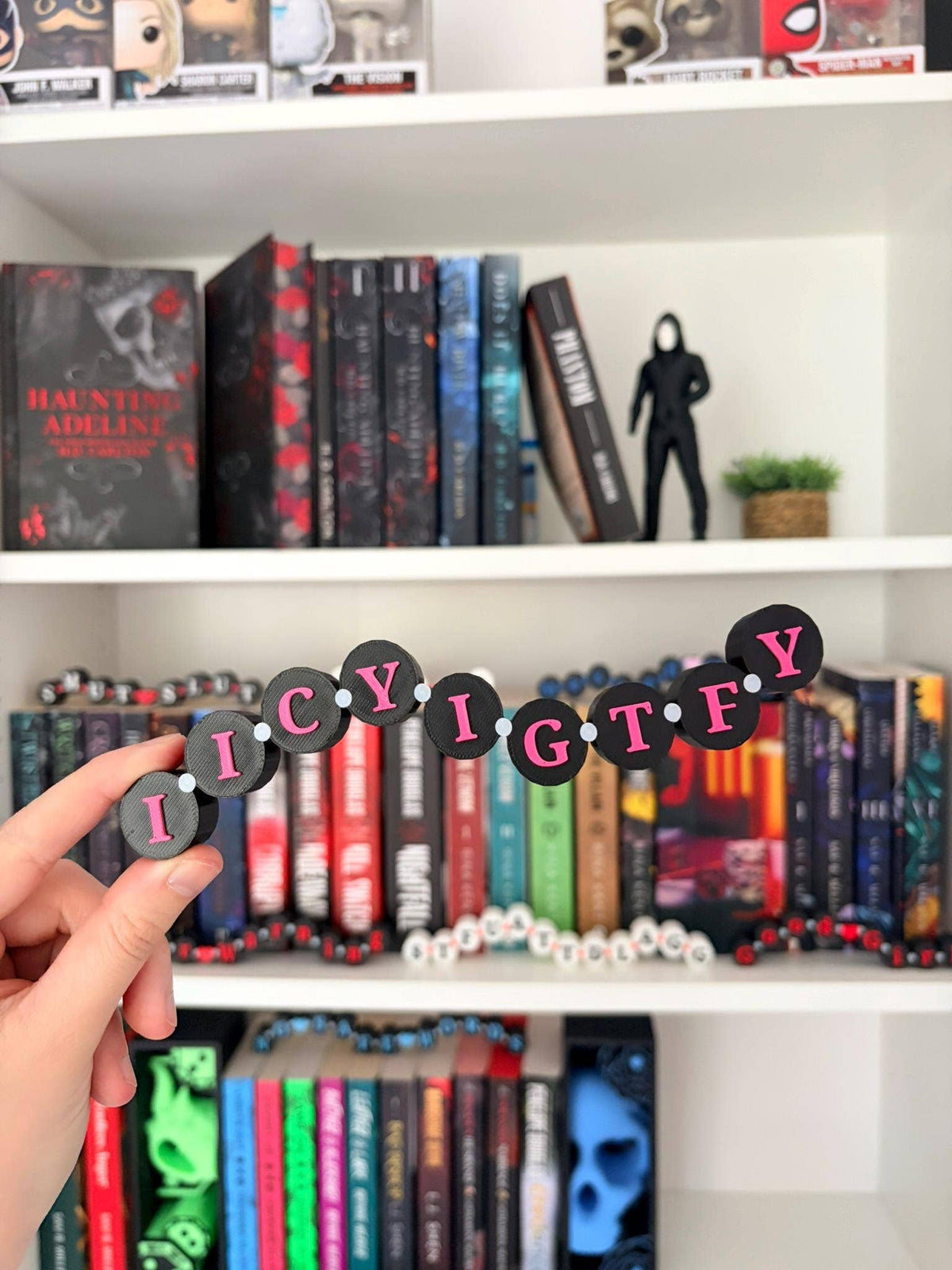 Dark Romance 3D Printed Bookshelf Decor Accessories