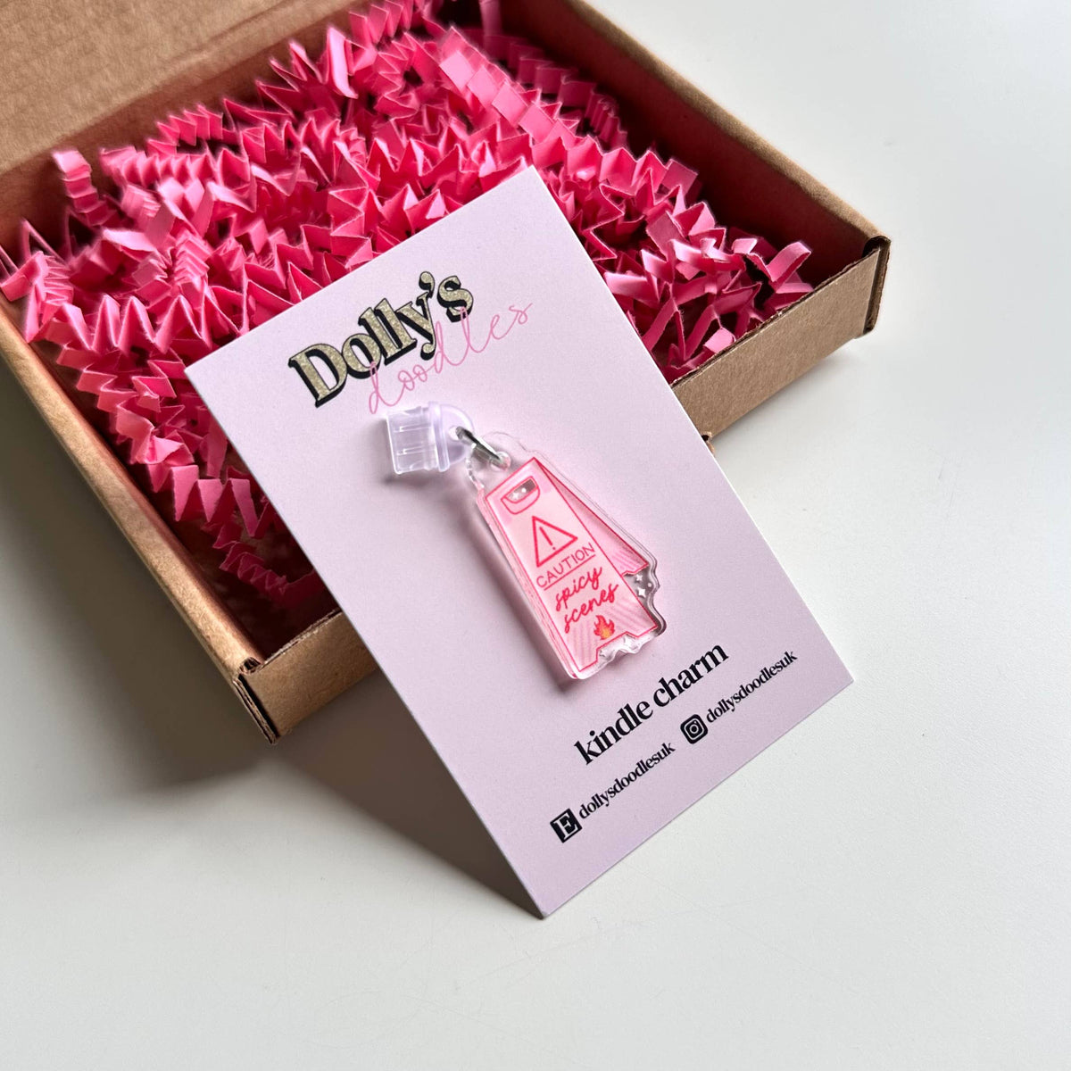 Kindle Charm - Spicy Scenes Romance Book Club Reading Gift