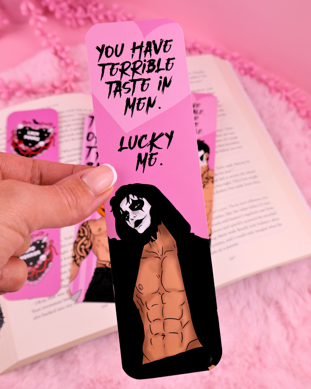 Terrible Taste in Men Bookmark for Dark Romance Readers