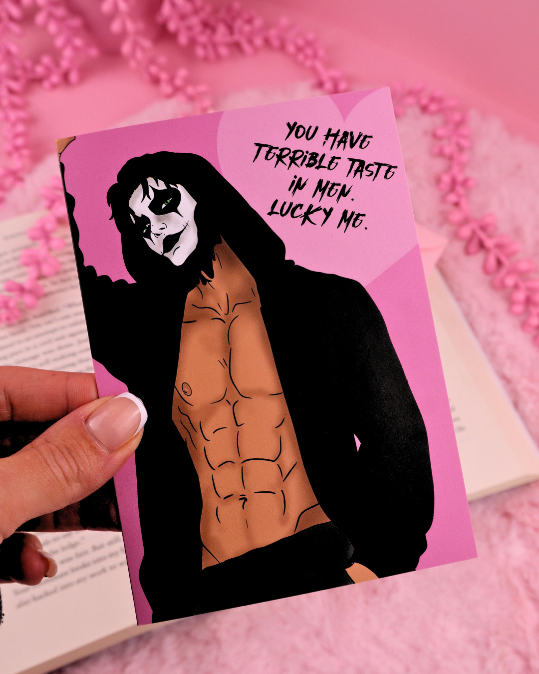 Terrible Taste Greeting Card For Dark Romance Readers