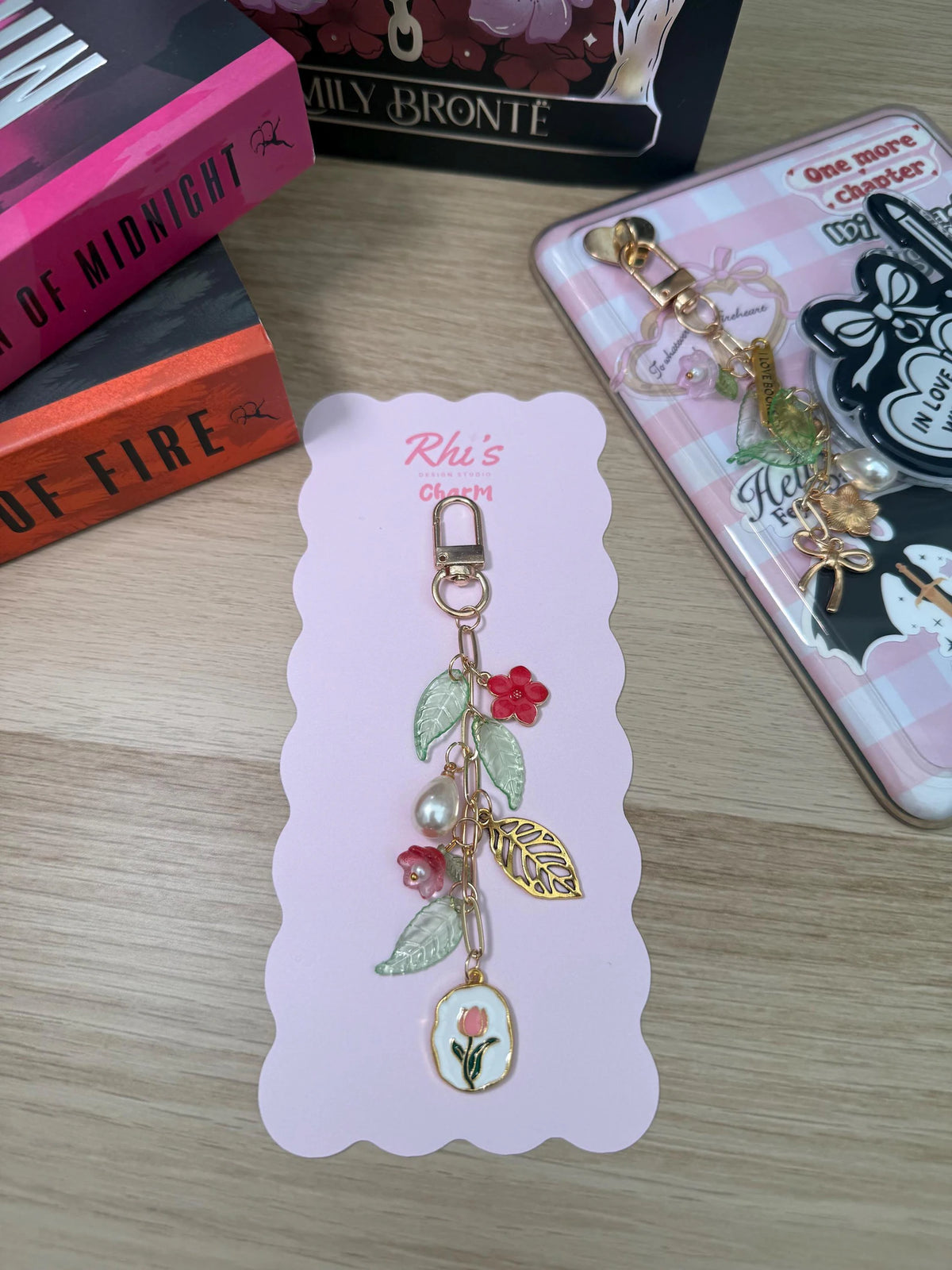 Floral Clip Charms