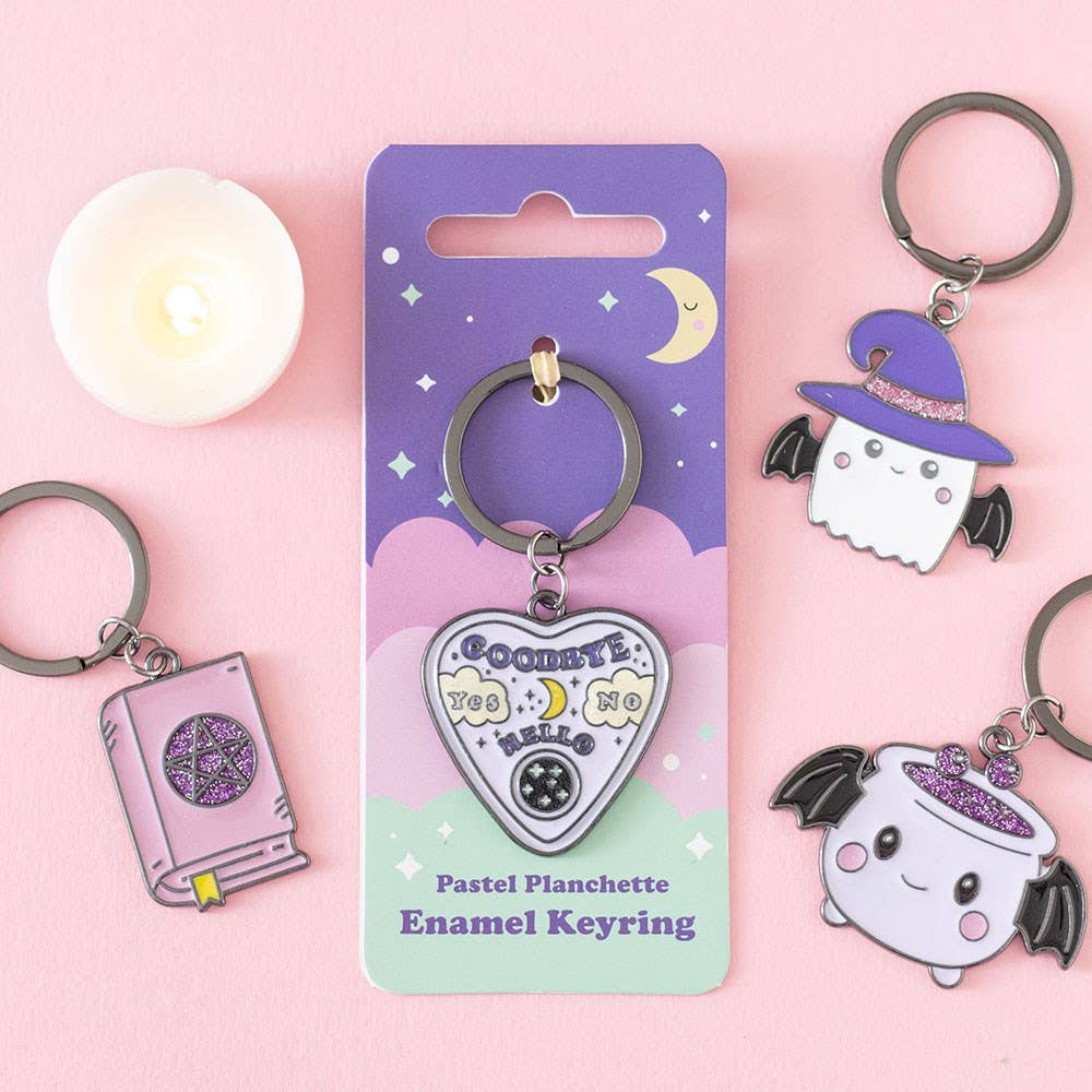 Pastel Goth Planchette Keyring