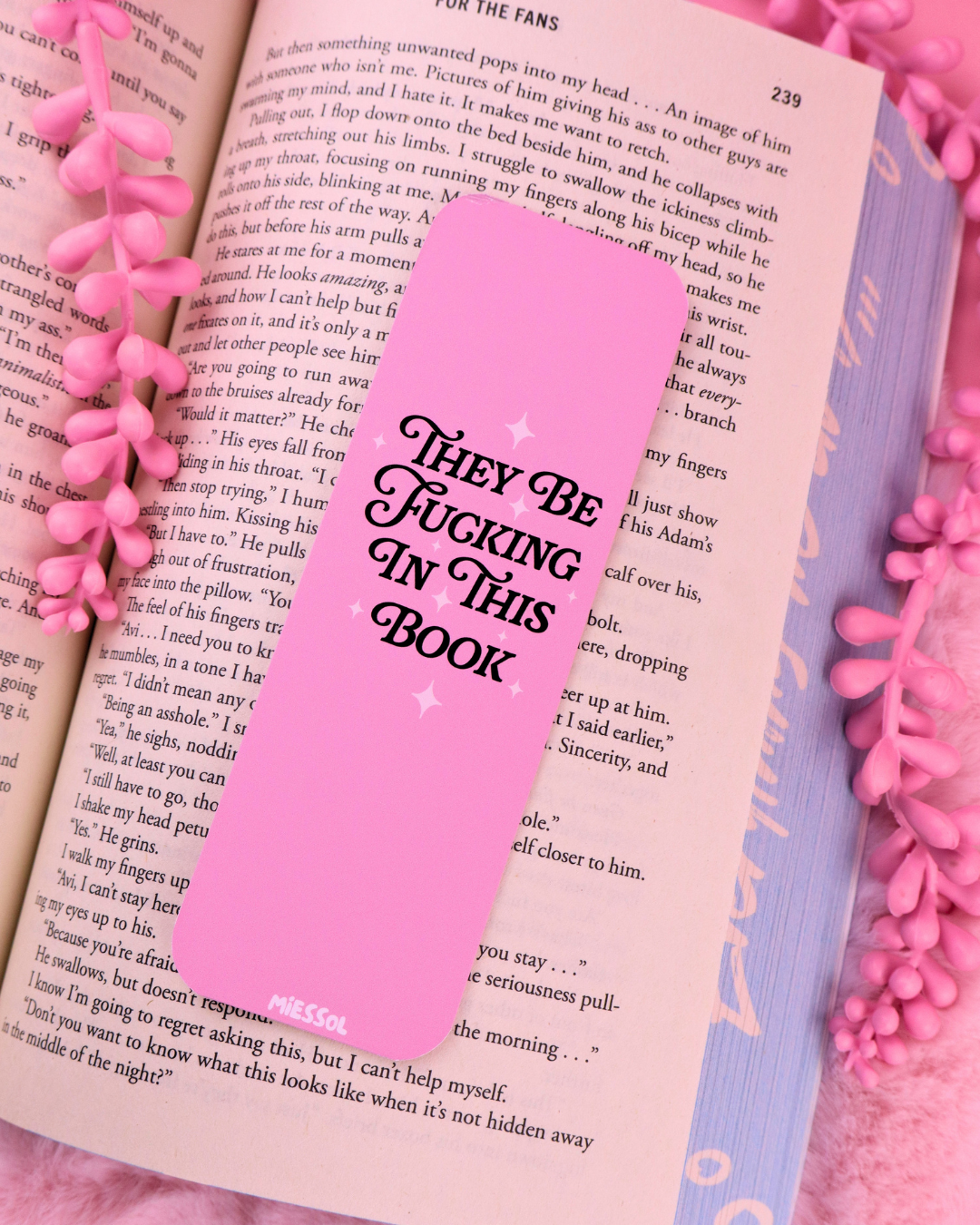 They Be Fucking In This Book Bookmark for Spicy Books