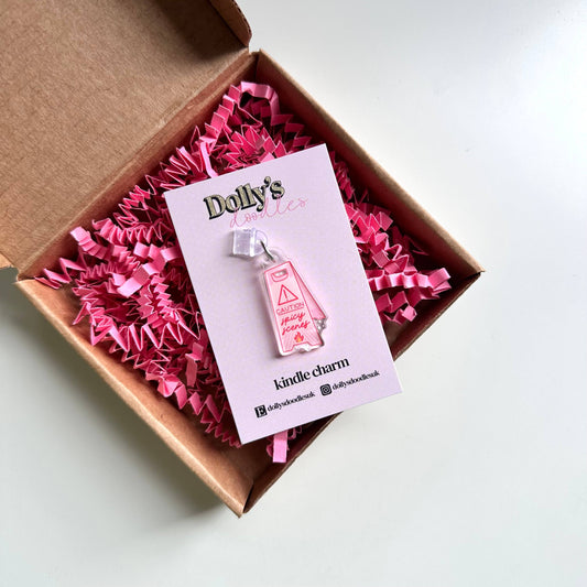 Kindle Charm - Spicy Scenes Romance Book Club Reading Gift