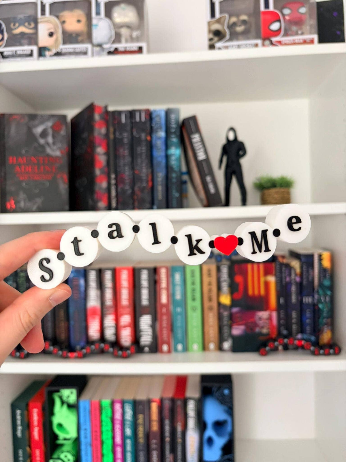 Dark Romance 3D Printed Bookshelf Decor Accessories