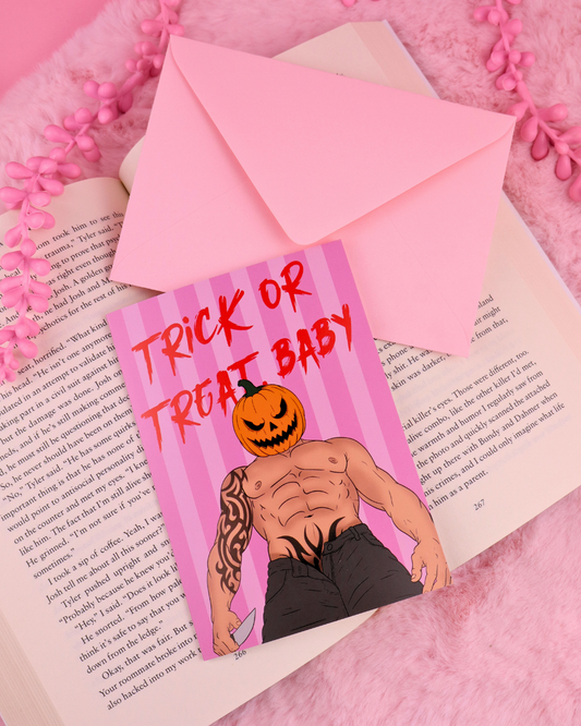 Trick or Treat Halloween Greeting Card For Romance Readers