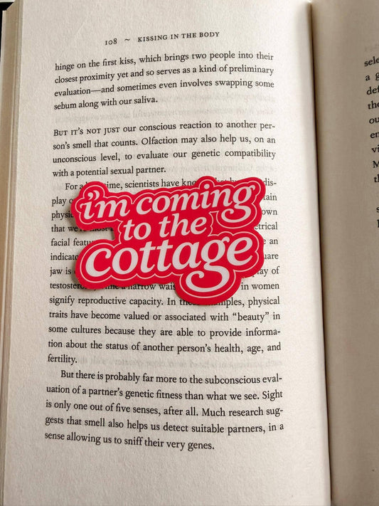 Cottage Core Sports Romance Bookish Decal