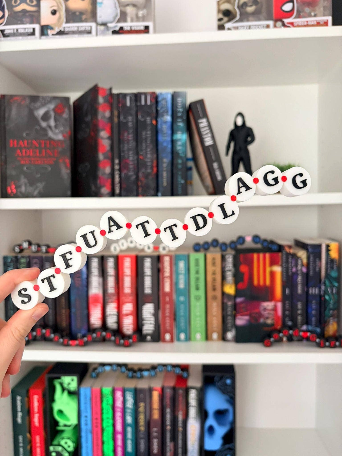 Dark Romance 3D Printed Bookshelf Decor Accessories