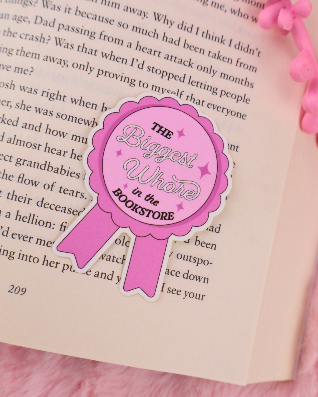 Biggest Whore in the Bookstore Vinyl Bookish Sticker