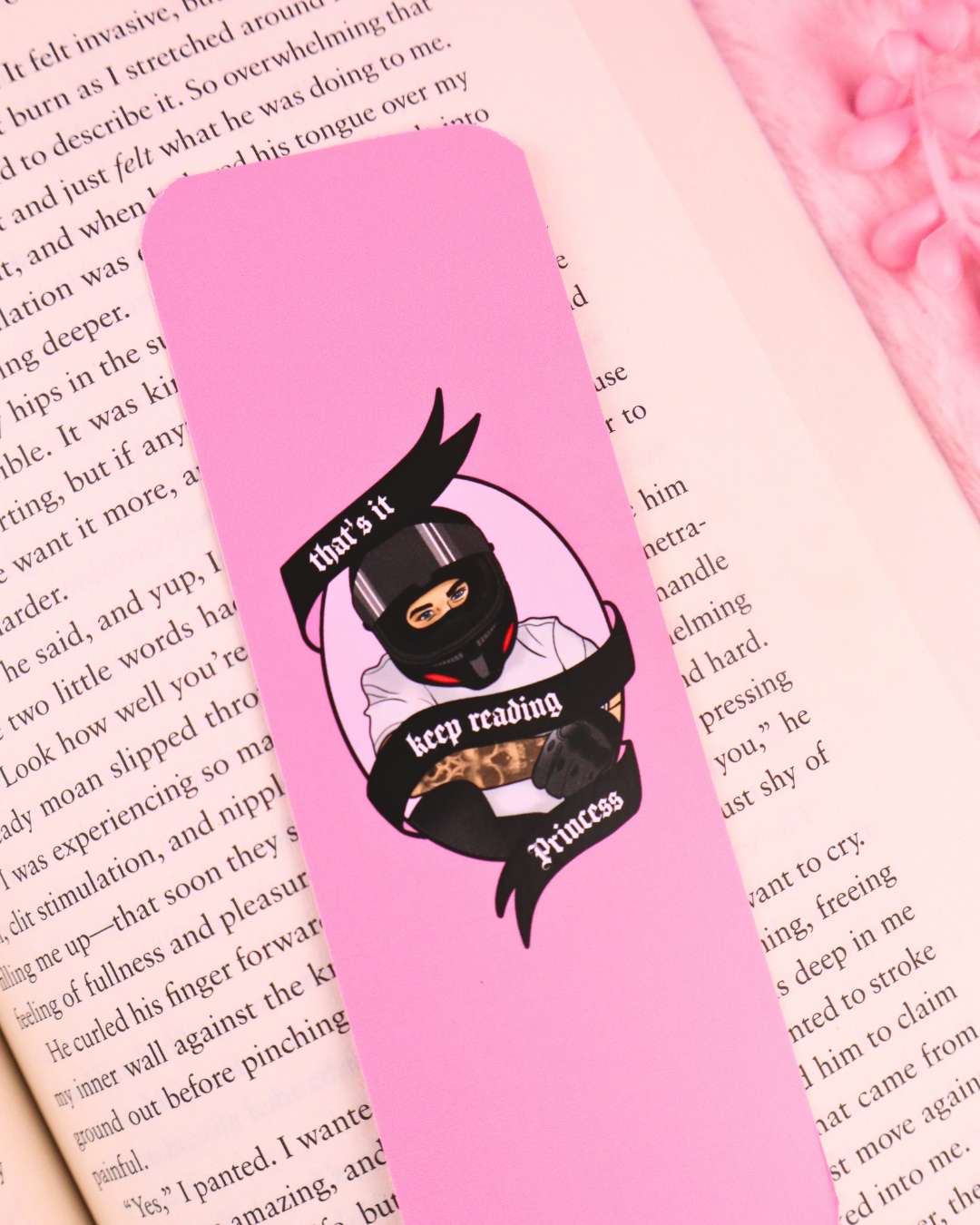 Biker Praise Bookmark for Dark Romance Readers