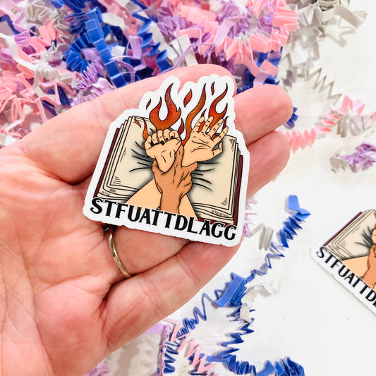 STFUATTDLAGG Die Cut sticker