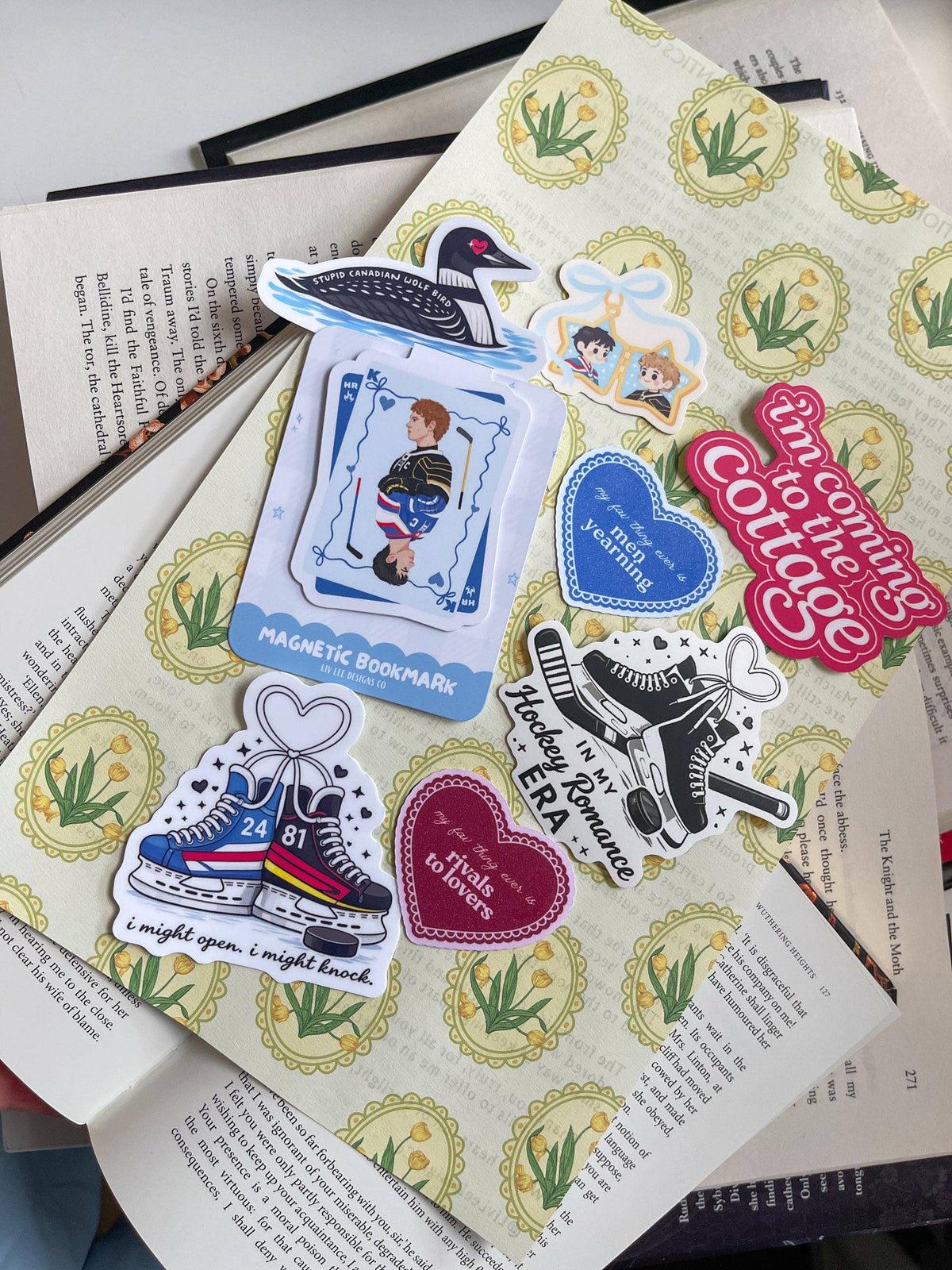 Men Yearning Sparkly Heart Sticker | Romance Reader Sticker