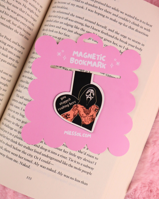 Masked Men Magnetic Bookmark for Dark Romance Readers
