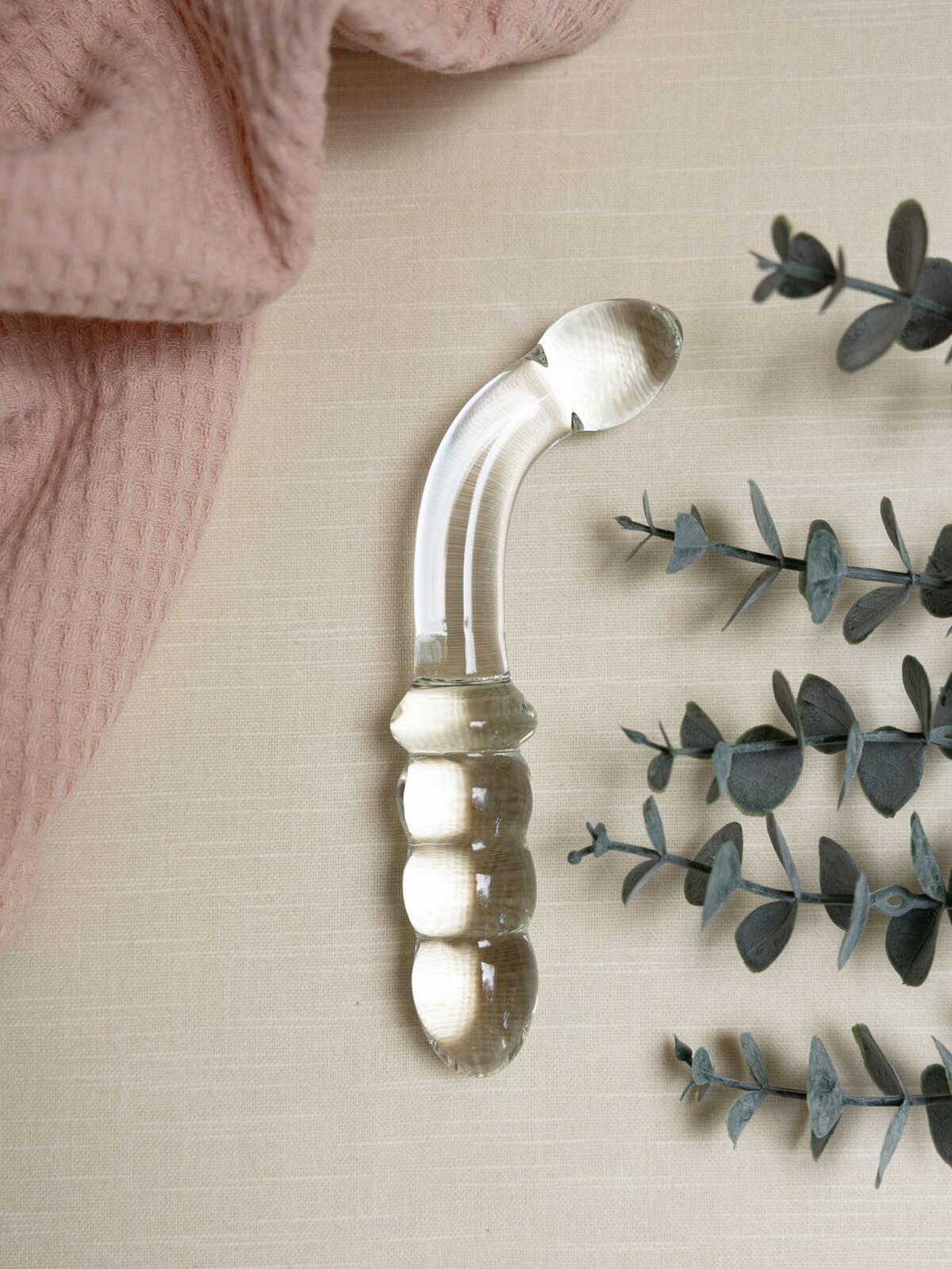 [TNLC] Tansy G-Curve - Curved Dual Ended Glass Dildo