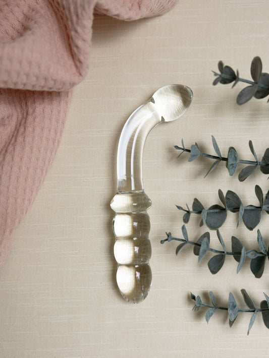 [TNLC] Tansy G-Curve - Curved Dual Ended Glass Dildo