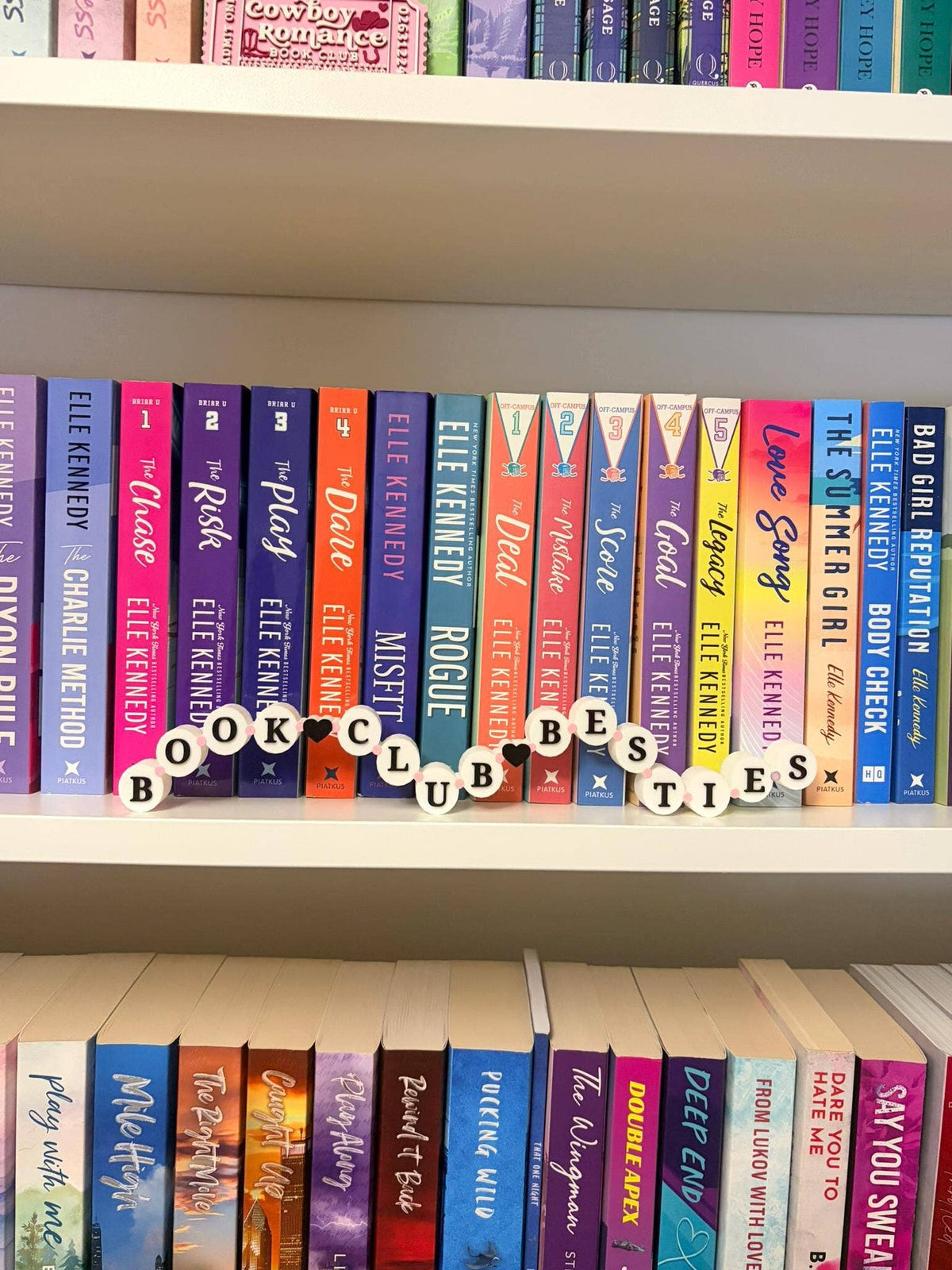 3D Printed Friendship Bracelet & Romance Reader Shelf Sign