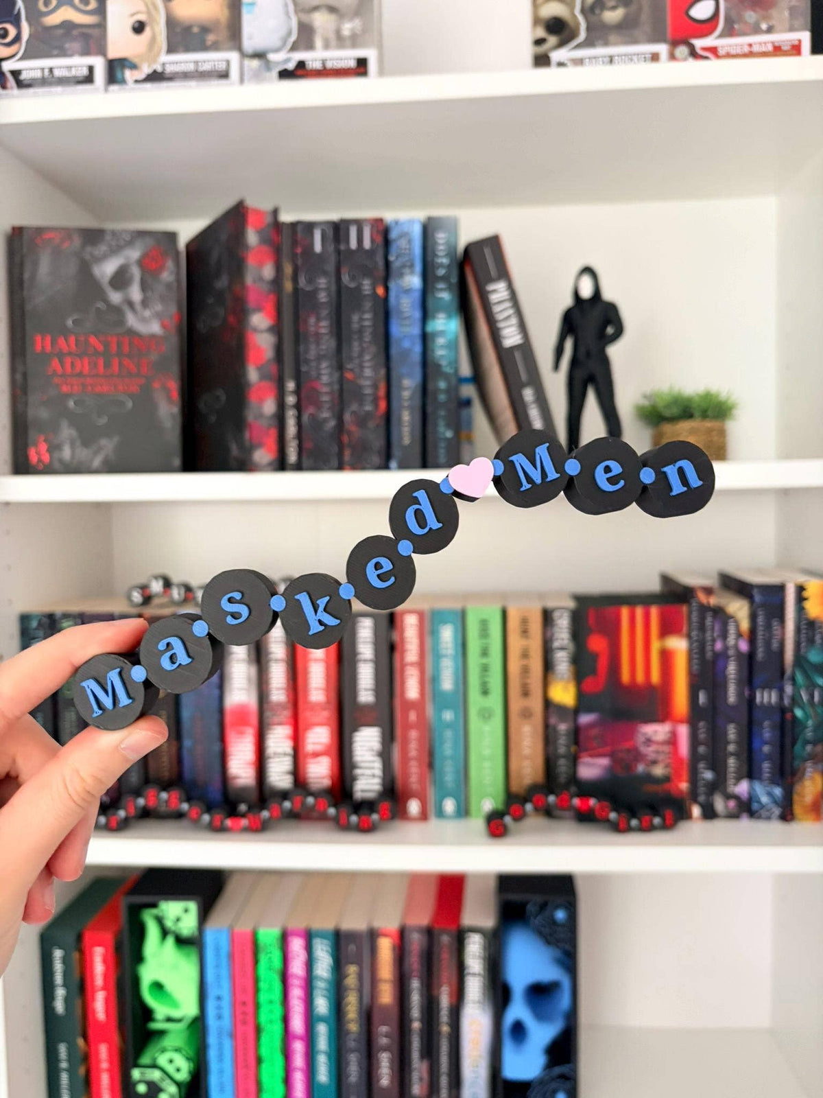 Dark Romance 3D Printed Bookshelf Decor Accessories