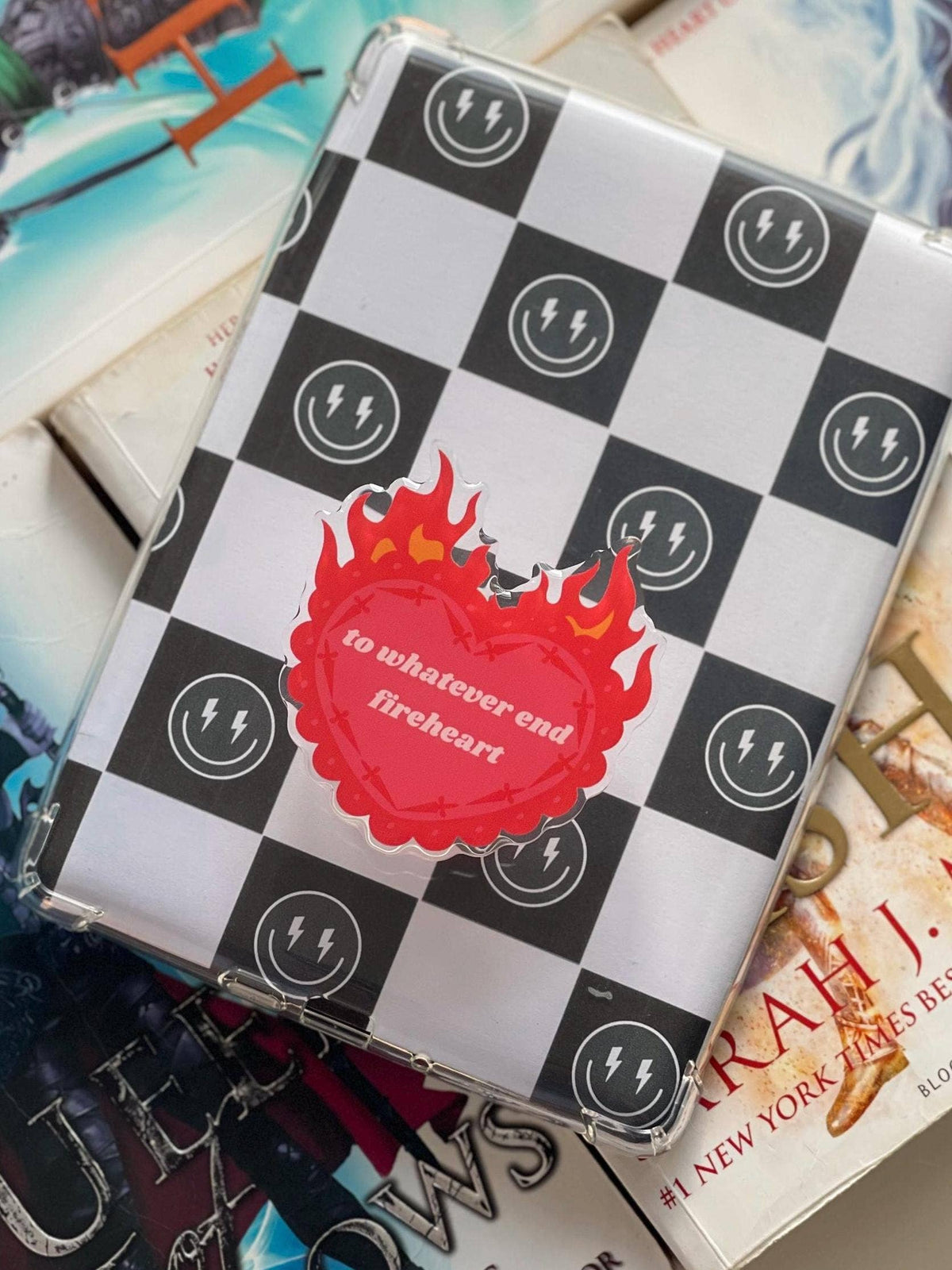 Heart on Fire Romantasy Kindle & Phone Grip