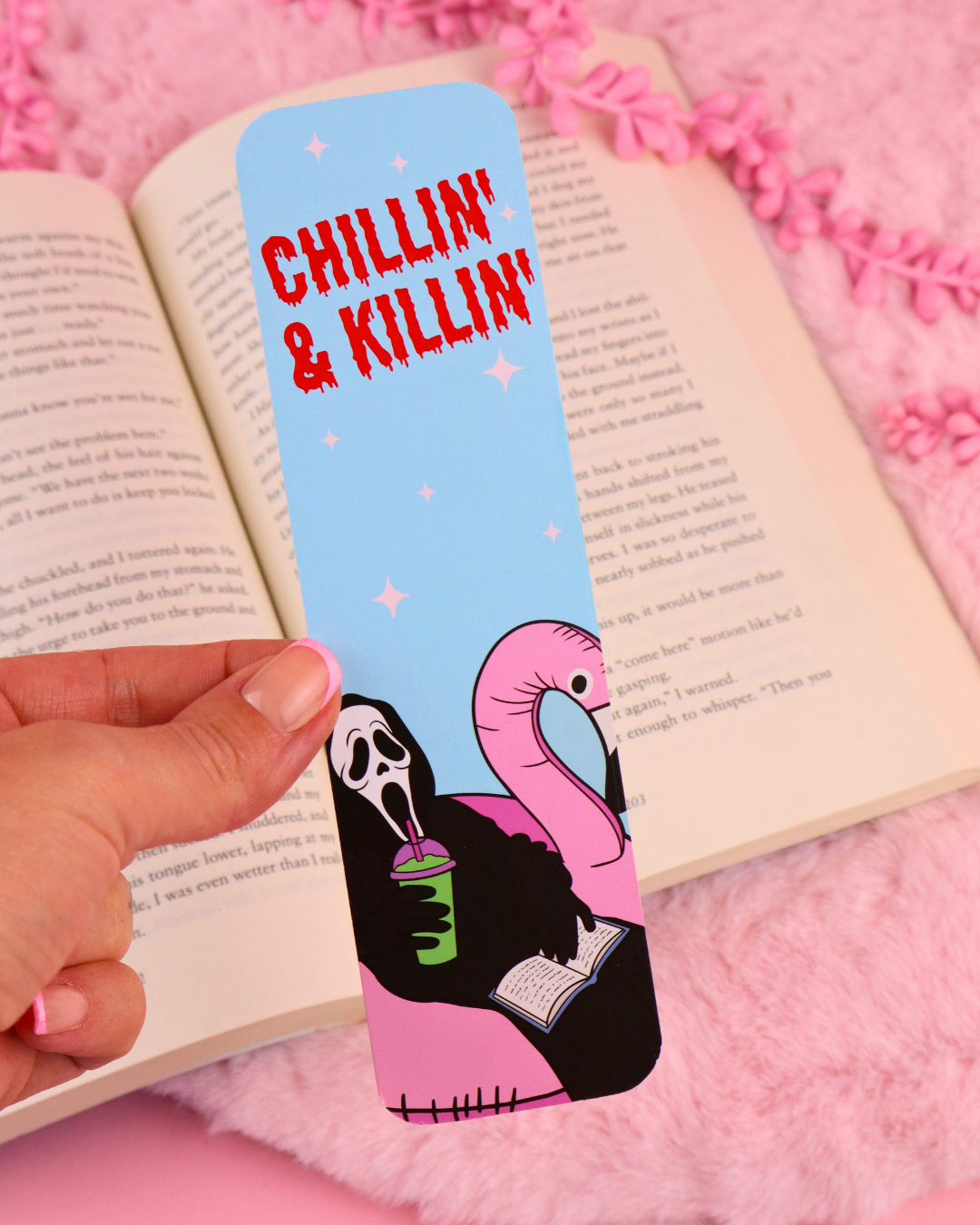 Chillin and Killin Bookmark for Spooky Readers