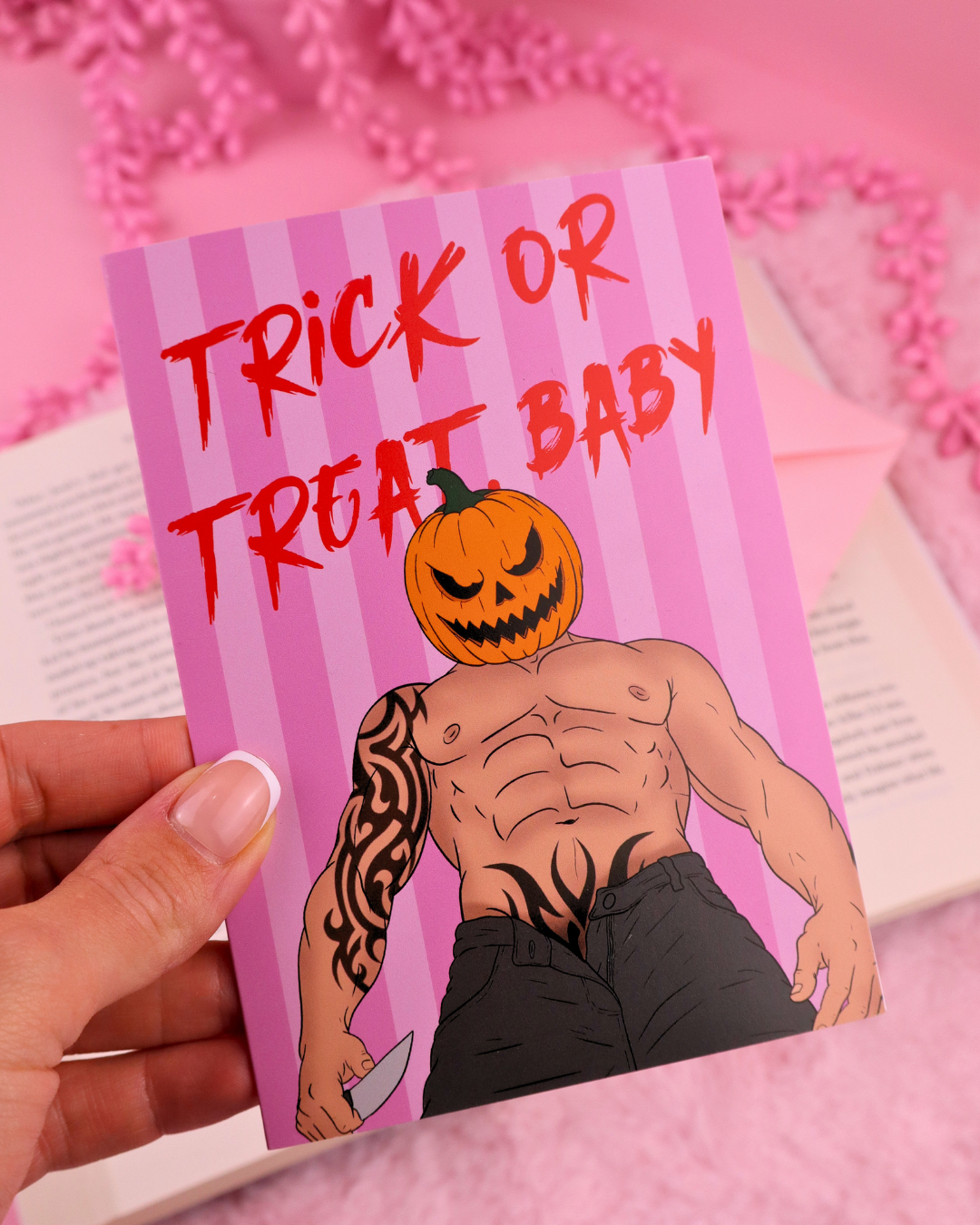 Trick or Treat Halloween Greeting Card For Romance Readers