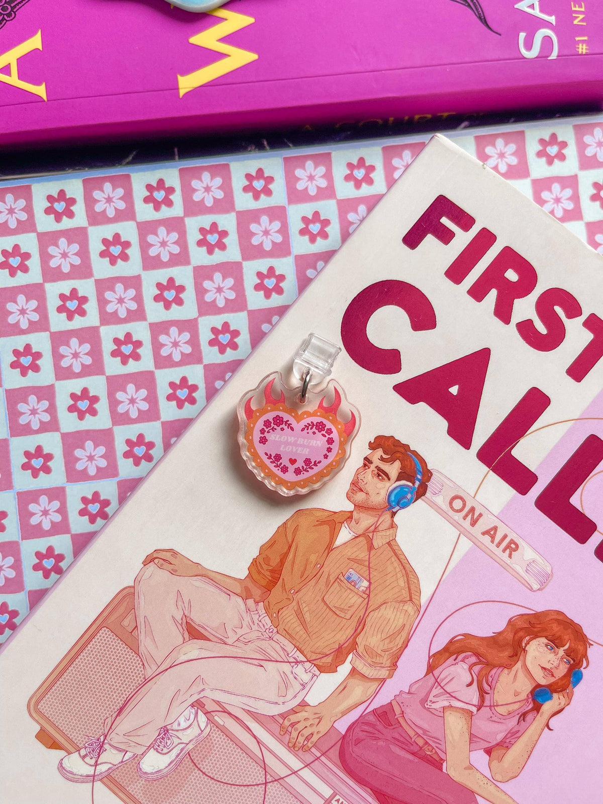 Slow Burn Lover E-Reader Charm