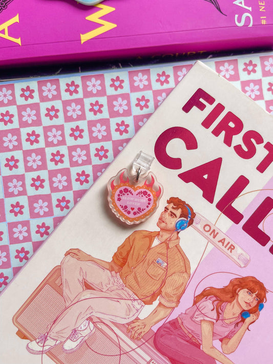 Slow Burn Lover E-Reader Charm