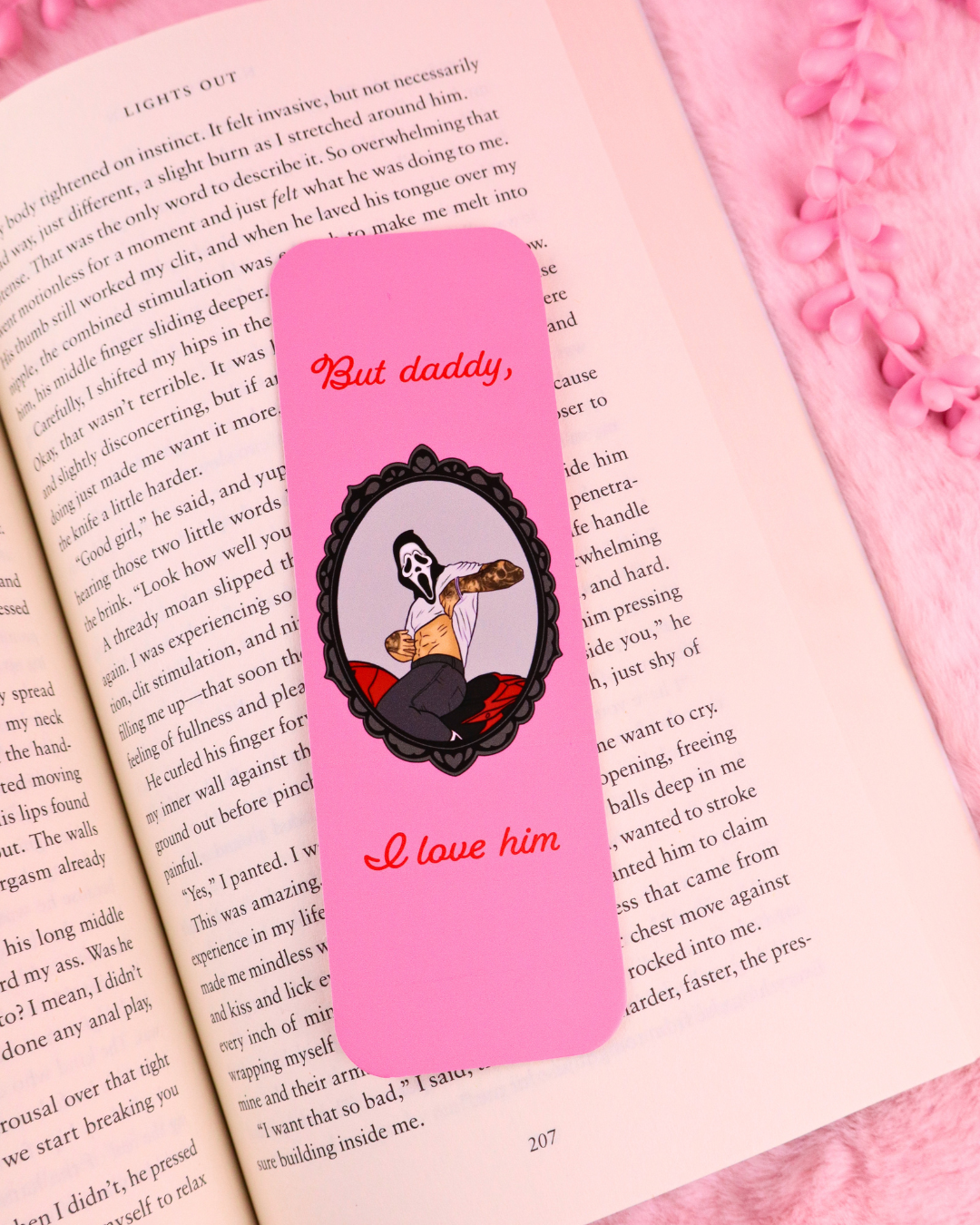 But Daddy, I Love Him Bookmark for Dark Romance Readers