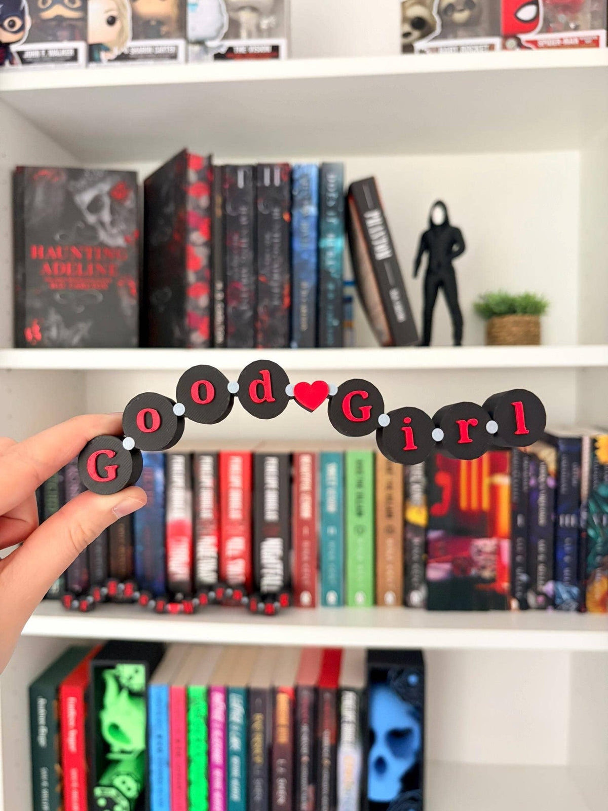 Dark Romance 3D Printed Bookshelf Decor Accessories