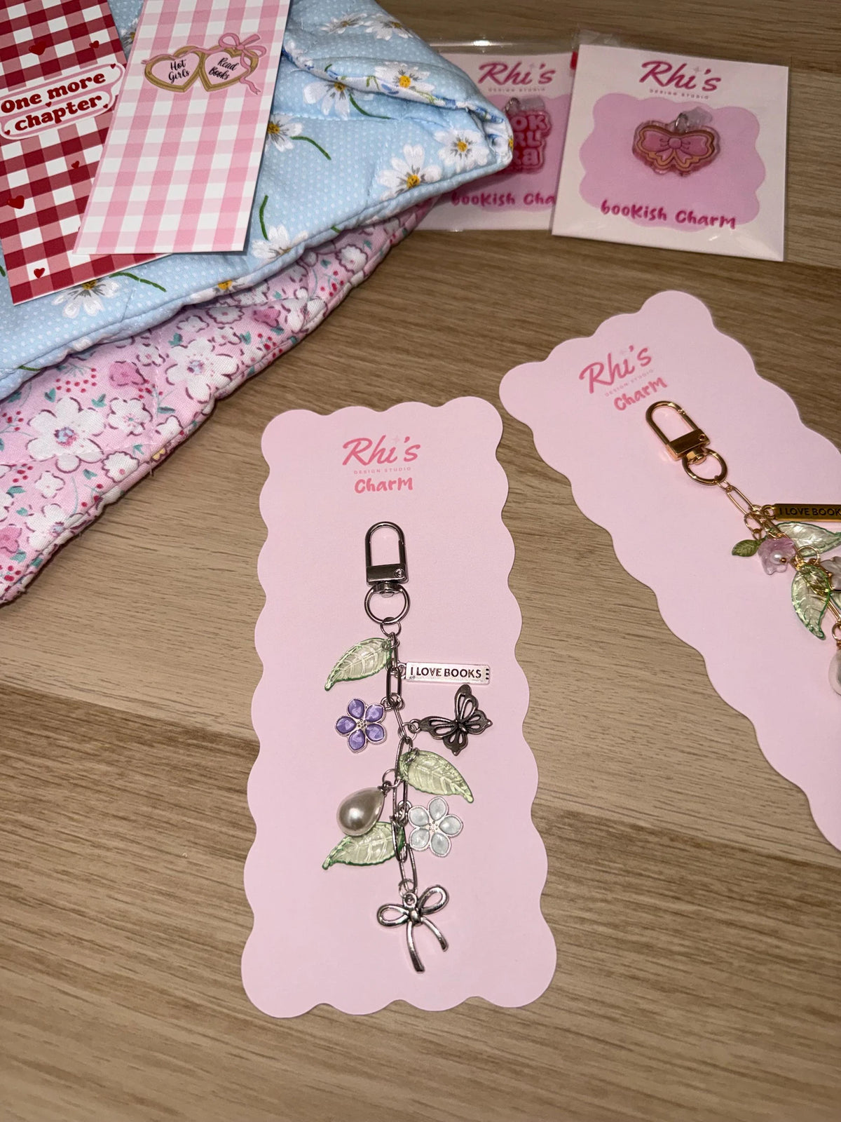 Floral Clip Charms